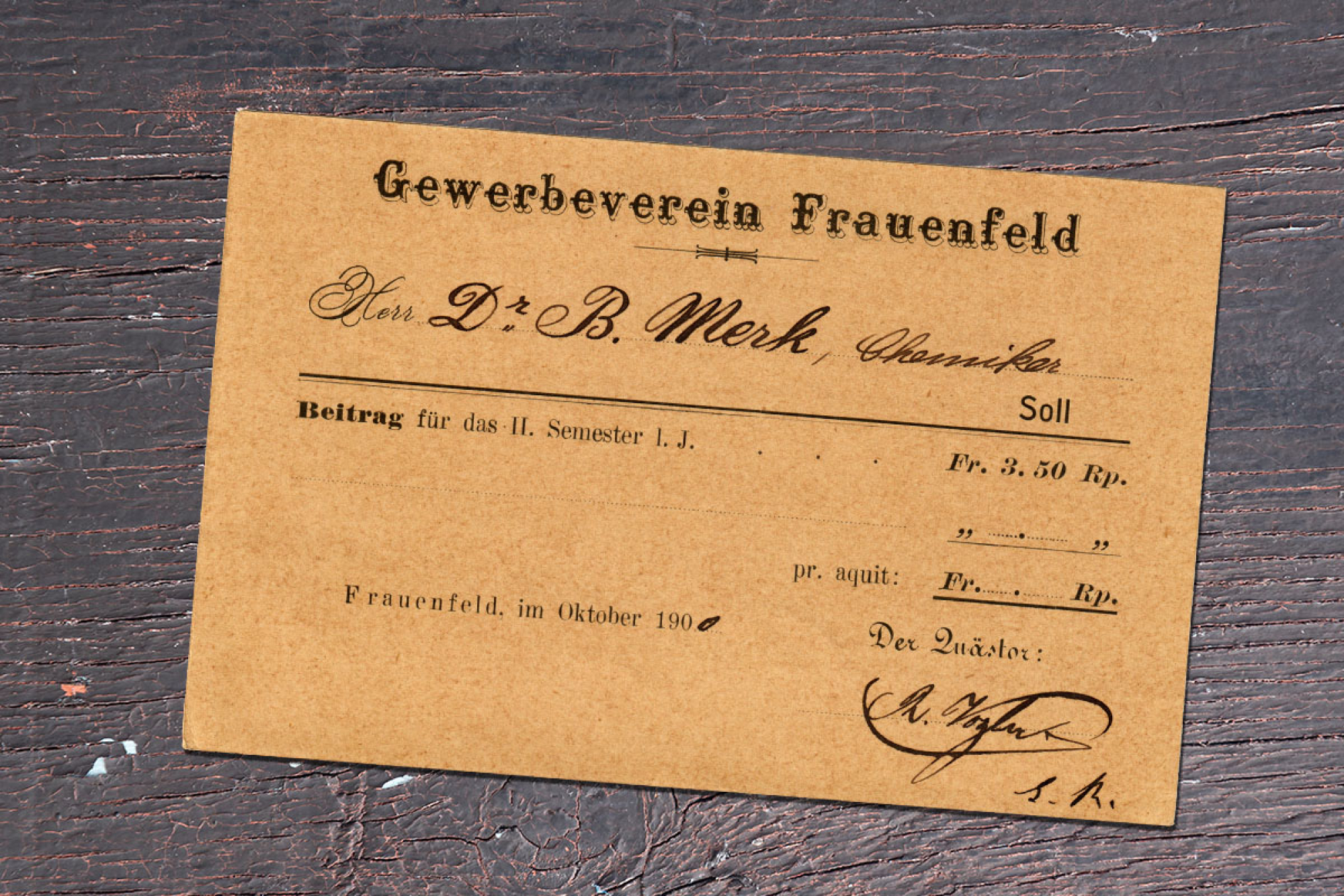 Beitragsrechnung